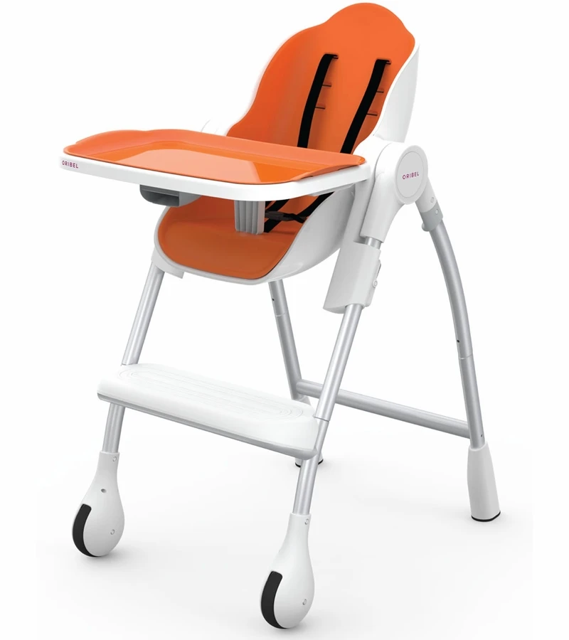 Oribel Cocoon High Chair - Orange 3 Oribel Cocoon High Chair - Orange