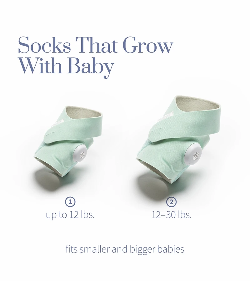 Owlet Dream Sock Smart Baby Monitor - Bedtime Blue 5 Owlet Dream Sock Smart Baby Monitor - Bedtime Blue - Image 4