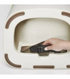 OXO Tot Nest Portable Booster Chair With Straps - Taupe -Stroller Promotion Store oxo tot nest portable booster chair with straps taupe 116