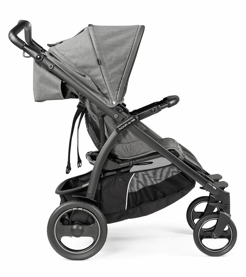 Peg Perego Book For Two Side By Side Double Stroller - Atmosphere 5 Peg Perego Book For Two Side By Side Double Stroller - Atmosphere - Image 3