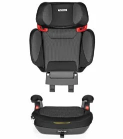 Peg Perego Viaggio Shuttle Plus 120 Belt Positioning Booster Car Seat - Crystal Black -Stroller Promotion Store peg perego viaggio shuttle plus 120 belt positioning booster car seat crystal black 80