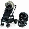Peg Perego YPSI + Primo Viaggio 4-35 Nido Travel System Bundle - Graphic Gold / Onyx