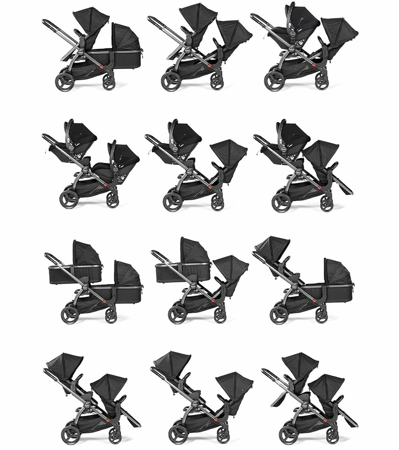 Peg Perego YPSI + Primo Viaggio 4-35 Nido Travel System Bundle - Graphic Gold / Onyx 9 Peg Perego YPSI + Primo Viaggio 4-35 Nido Travel System Bundle - Graphic Gold / Onyx - Image 7
