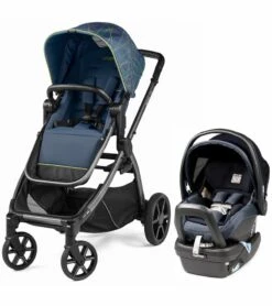 Peg Perego YPSI + Primo Viaggio 4-35 Nido Travel System Bundle - New Life / Mirage Blue
