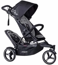 Phil & Teds Dot Stroller With Doubles Kit - Graphite