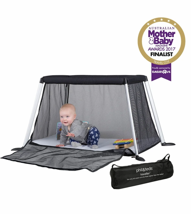 Phil & Teds Traveller Crib V4 - Black 6 Phil & Teds Traveller Crib V4 - Black - Image 4