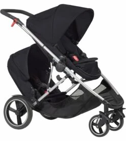 Phil & Teds Voyager Double Stroller - Black