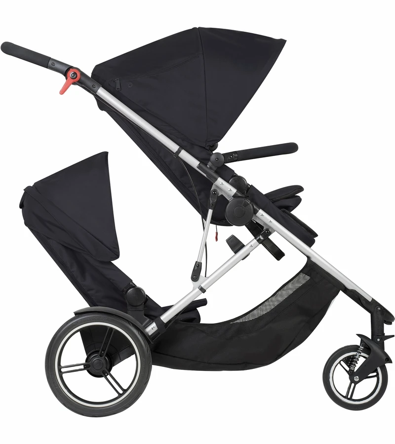 Phil & Teds Voyager Double Stroller - Black 4 Phil & Teds Voyager Double Stroller - Black - Image 2