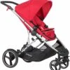 Phil & Teds Voyager Stroller - Red -Stroller Promotion Store phil teds voyager stroller red 201