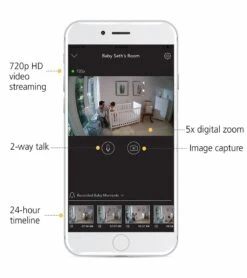 Safety 1st HD WiFi Baby Monitor - White 12 Safety 1st HD WiFi Baby Monitor - White -Stroller Promotion Store safety 1st hd wifi baby monitor white 186