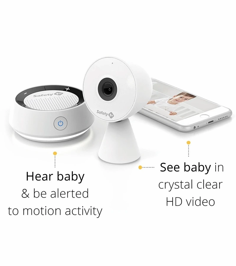 Safety 1st HD WiFi Baby Monitor With Sound & Movement Detecting Audio Unit 4 Safety 1st HD WiFi Baby Monitor With Sound & Movement Detecting Audio Unit - Image 2
