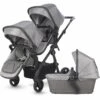 Silver Cross Coast Double Stroller - Limestone