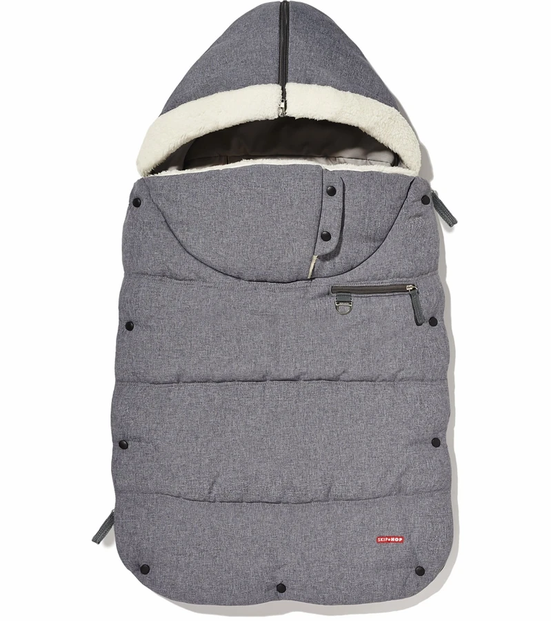 Skip Hop 3 Season Footmuff, Toddler - Heather Gray 3 Skip Hop 3 Season Footmuff, Toddler - Heather Gray