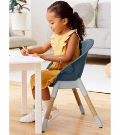 Skip Hop EON 4-in-1 High Chair - Slate Blue -Stroller Promotion Store skip hop eon 4 in 1 high chair slate blue 11