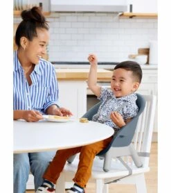 Skip Hop EON 4-in-1 High Chair - Slate Blue -Stroller Promotion Store skip hop eon 4 in 1 high chair slate blue 12