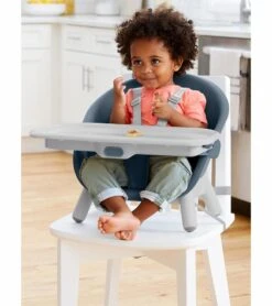 Skip Hop EON 4-in-1 High Chair - Slate Blue -Stroller Promotion Store skip hop eon 4 in 1 high chair slate blue 9
