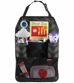 Skip Hop On The Go Style Driven Back Seat Organizer - Tonal Chevron -Stroller Promotion Store skip hop on the go style driven back seat organizer tonal chevron 34