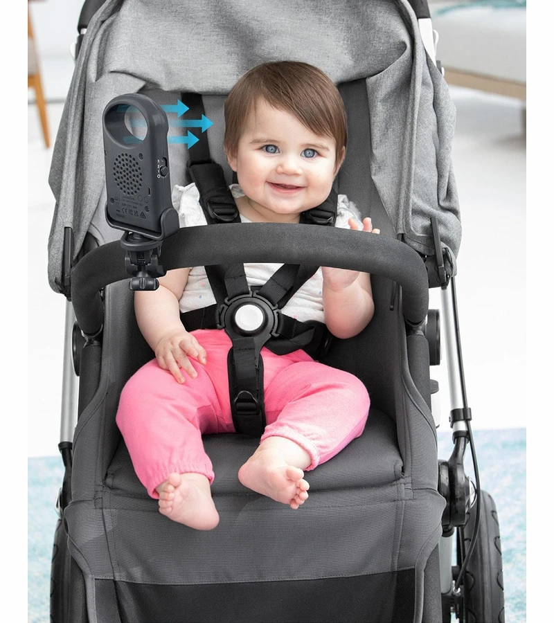 Skip Hop Stroll & Connect Bladeless Stroller Fan - Grey 4 Skip Hop Stroll & Connect Bladeless Stroller Fan - Grey - Image 2