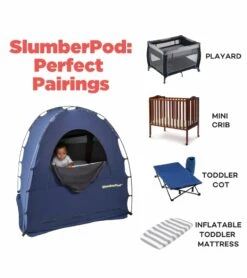 SlumberPod Privacy Canopy - Black -Stroller Promotion Store slumberpod privacy canopy black 110