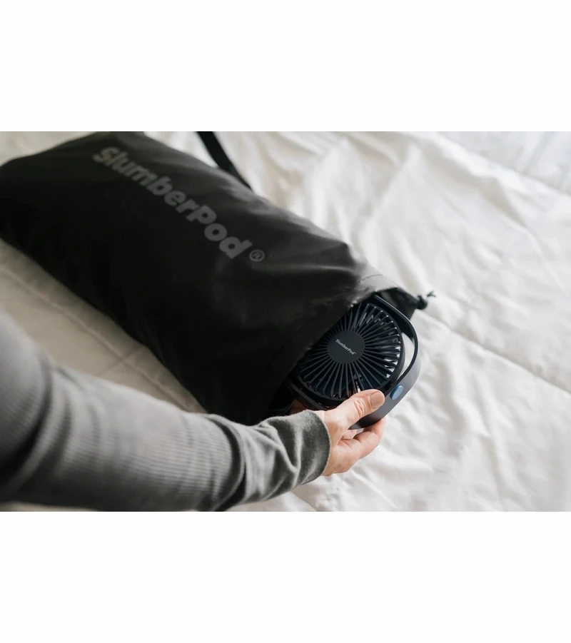 SlumberPod Privacy Canopy With Fan - Black / Gray 8 SlumberPod Privacy Canopy With Fan - Black / Gray - Image 6