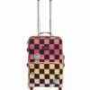 State Bags Logan Suitcase - Pink Checkerboard