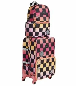 State Bags Logan Suitcase - Pink Checkerboard -Stroller Promotion Store state bags logan suitcase pink checkerboard 119