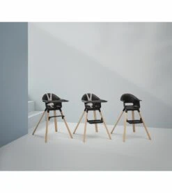 Stokke Clikk High Chair - Black Natural -Stroller Promotion Store stokke clikk high chair black natural 159