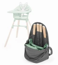 Stokke Clikk High Chair Travel Bundle - Fjord Blue -Stroller Promotion Store stokke clikk high chair travel bundle fjord blue 192