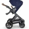 Stokke Trailz All-Terrain Stroller - Black/Deep Blue -Stroller Promotion Store stokke trailz all terrain stroller black deep blue 76