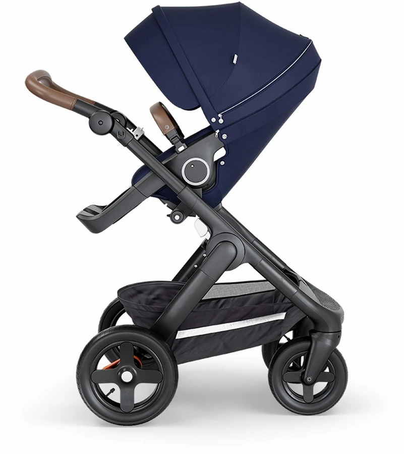 Stokke Trailz All-Terrain Stroller - Black/Deep Blue 3 Stokke Trailz All-Terrain Stroller - Black/Deep Blue