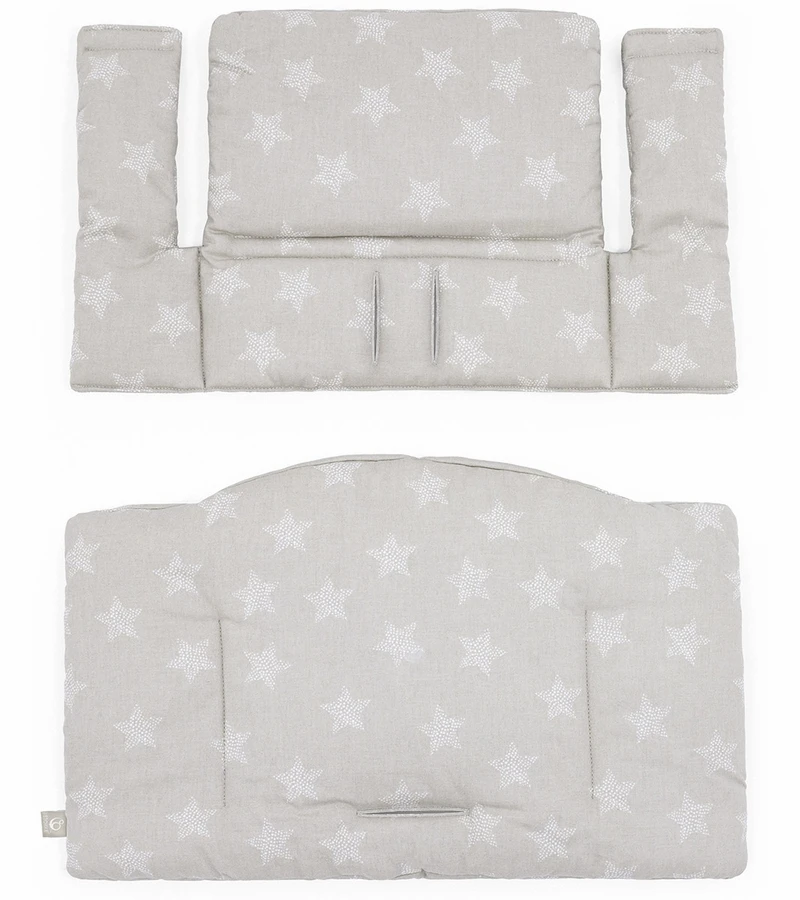 Stokke Tripp Trapp High Chair And Cushion With Stokke Tray - White / Stars Silver 4 Stokke Tripp Trapp High Chair And Cushion With Stokke Tray - White / Stars Silver - Image 2