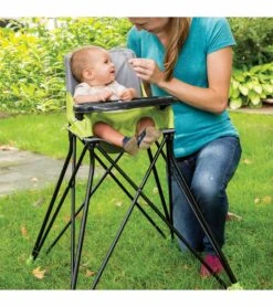 Summer Infant Pop ?n Sit Portable Highchair - Green -Stroller Promotion Store summer infant pop n sit portable highchair green 54