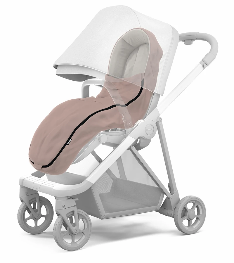 Thule Stroller Footmuff - Misty Rose 4 Thule Stroller Footmuff - Misty Rose - Image 2
