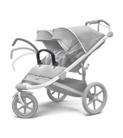 Thule Urban Glide 2 Double Jogging Stroller Essentials Bundle - Jet Black -Stroller Promotion Store thule urban glide 2 double jogging stroller bumper bar bottle cage bundle jet black 10