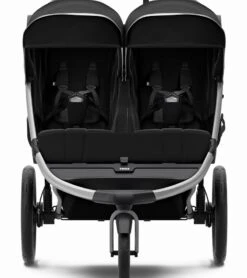 Thule Urban Glide 2 Double Jogging Stroller Essentials Bundle - Jet Black -Stroller Promotion Store thule urban glide 2 double jogging stroller bumper bar bottle cage bundle jet black 8