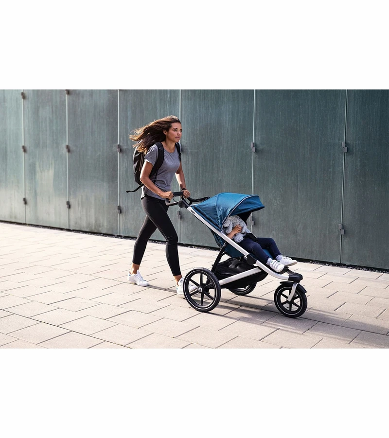 Thule Urban Glide 2 Single Jogging Stroller - Majolica Blue 5 Thule Urban Glide 2 Single Jogging Stroller - Majolica Blue - Image 3