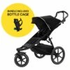 Thule Urban Glide 2 Single Jogging Stroller + Water Bottle Cage Bundle - Black -Stroller Promotion Store thule urban glide 2 single jogging stroller water bottle cage bundle black 175