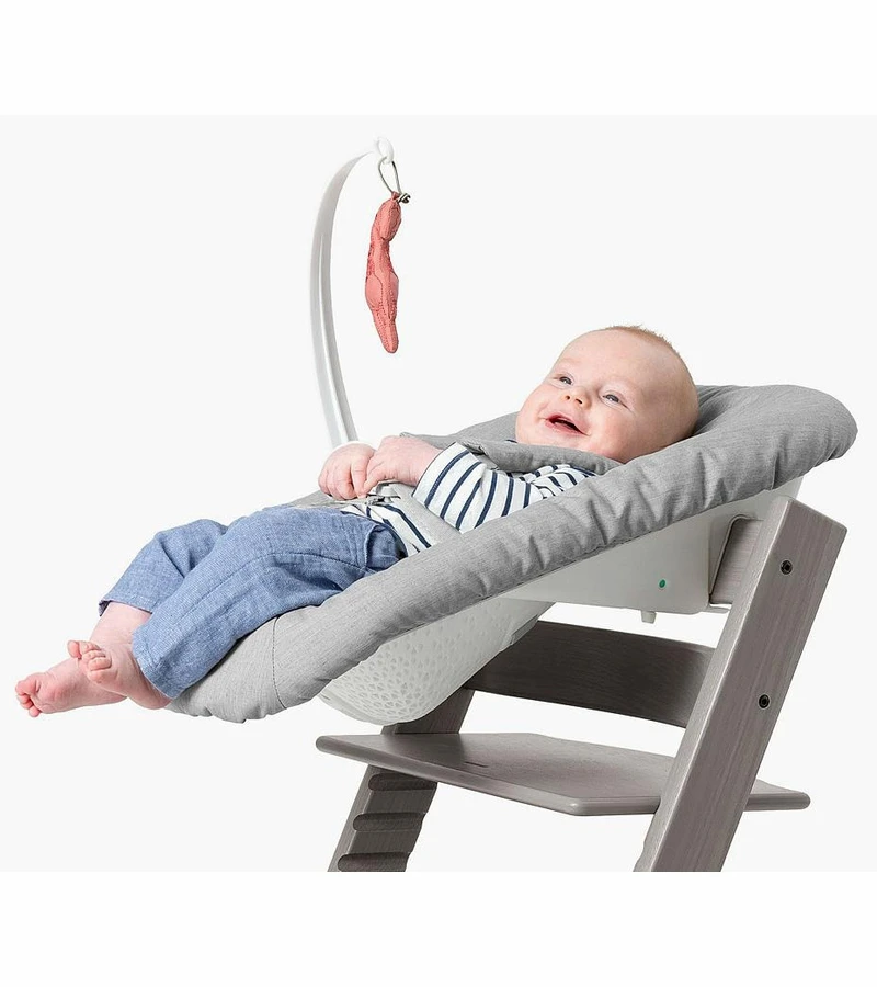 Stokke Tripp Trapp Chair + Newborn Set Bundle - Hazy Grey 4 Stokke Tripp Trapp Chair + Newborn Set Bundle - Hazy Grey - Image 2