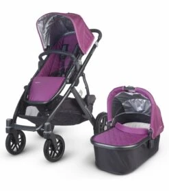 UPPAbaby 2014 VISTA Stroller - Samantha (Purple/Black) - OPEN BOX RETURN