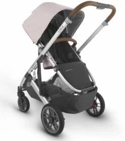 UPPAbaby Cruz V2 Stroller + Bassinet - Alice (Dusty Pink/Silver/Saddle Leather) -Stroller Promotion Store uppababy cruz v2 stroller bassinet alice dusty pink silver saddle leather 20