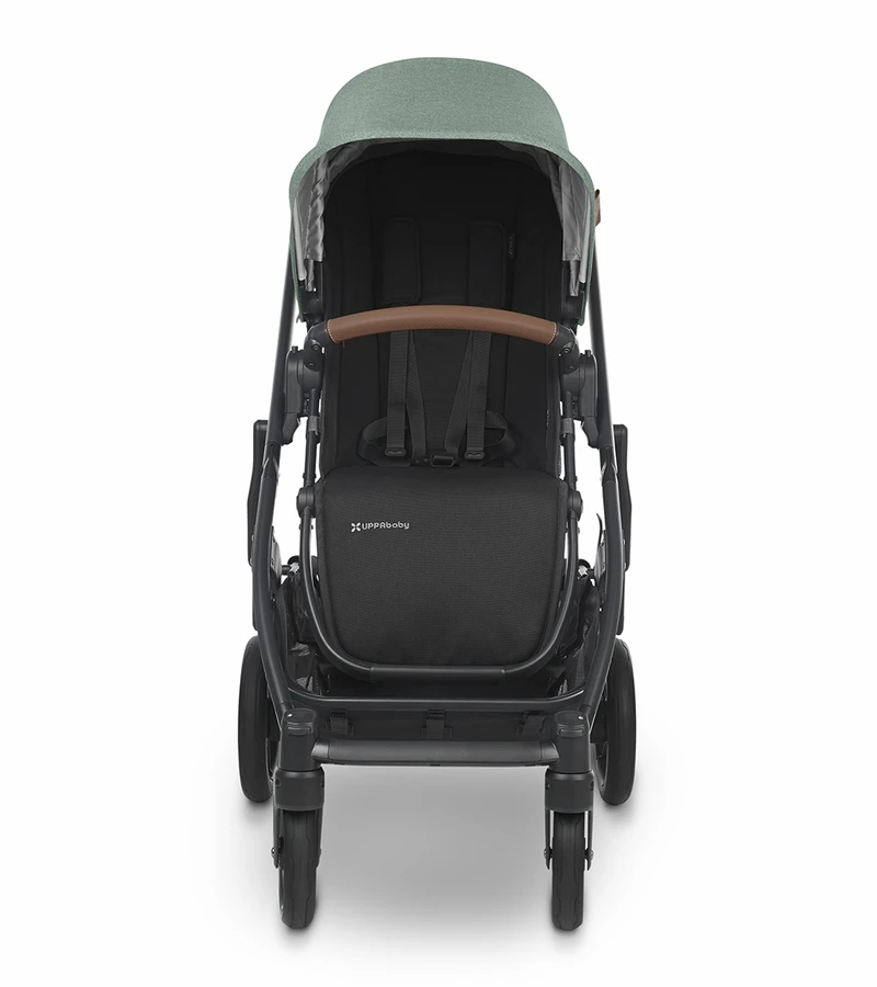UPPAbaby CRUZ V2 Stroller - Gwen (Green Melange / Carbon / Saddle Leather) 5 UPPAbaby CRUZ V2 Stroller - Gwen (Green Melange / Carbon / Saddle Leather) - Image 3