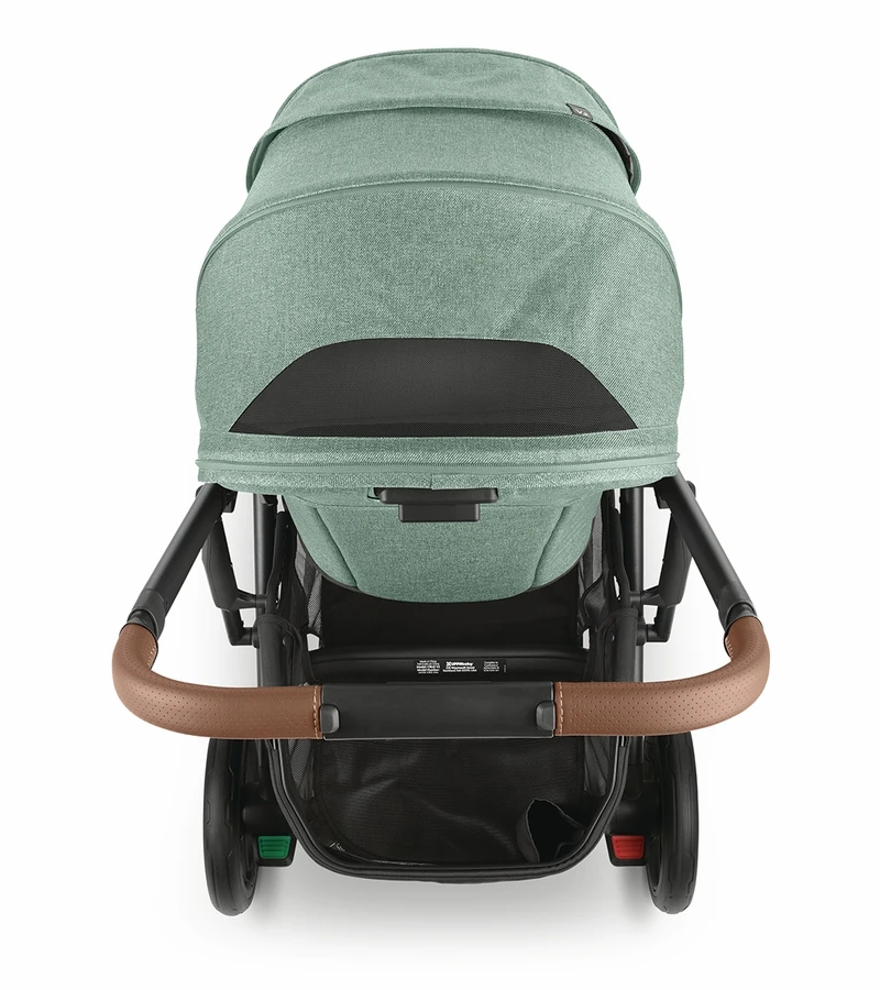 UPPAbaby CRUZ V2 Stroller - Gwen (Green Melange / Carbon / Saddle Leather) 8 UPPAbaby CRUZ V2 Stroller - Gwen (Green Melange / Carbon / Saddle Leather) - Image 6