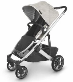 UPPAbaby Cruz V2 Stroller - Sierra (Dune Knit/Silver/Black Leather)