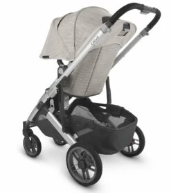 UPPAbaby Cruz V2 Stroller - Sierra (Dune Knit/Silver/Black Leather) -Stroller Promotion Store uppababy cruz v2 stroller sierra dune knit silver black leather 22