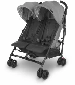 UPPAbaby G-LINK V2 Side By Side Double Stroller - Greyson (Charcoal Melange / Carbon)