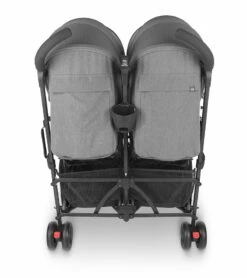 UPPAbaby G-LINK V2 Side By Side Double Stroller - Greyson (Charcoal Melange / Carbon) -Stroller Promotion Store uppababy g link v2 side by side double stroller greyson charcoal melange carbon 57
