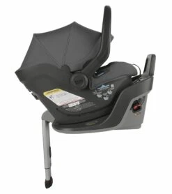UPPAbaby MESA MAX Infant Car Seat With Load Leg And Anti-Rebound Bar - Jake (Charcoal) -Stroller Promotion Store uppababy mesa max infant car seat with load leg and anti rebound bar anthony white grey marl 14 1