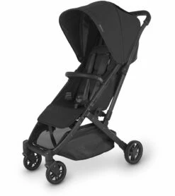 UPPAbaby MINU V2 Compact Stroller - Jake (Charcoal / Carbon / Black Leather)
