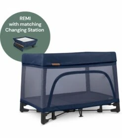 UPPAbaby REMI Playard + Changing Station Bundle - Noa (Navy Melange)