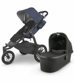 UPPAbaby Ridge Jogging Stroller + Bassinet Bundle - Reggie / Jake